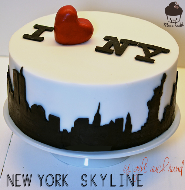 New York Skyline Cake
