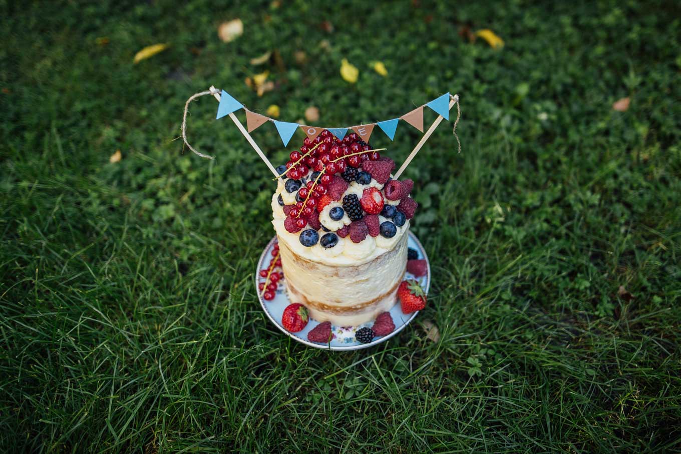 Kinder- und Kuchenfotografie