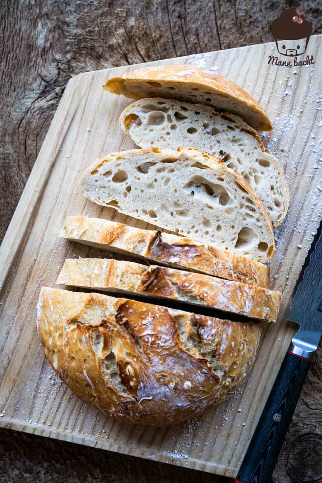 5 Minuten Brot - das einfachste Brotrezept der Welt - Mann backt