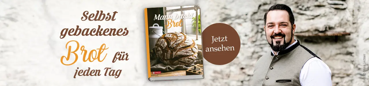 Mann backt Brot Buch