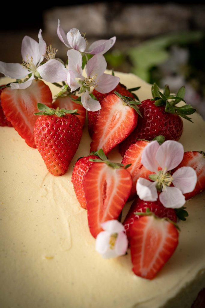 Erdbeer Vanillecreme Torte